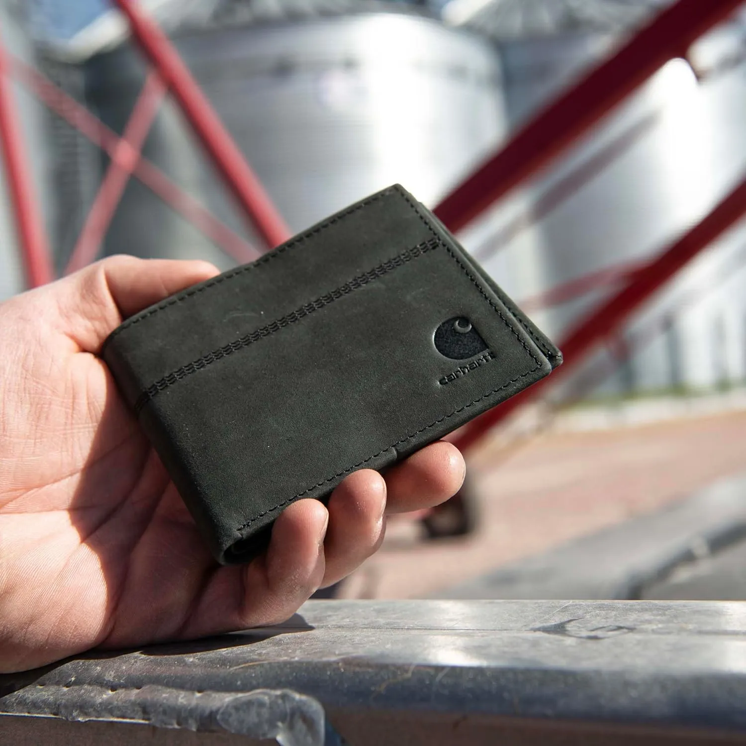 Carhartt Men's Casual Saddle Leather Wallets, Available in Multiple Styles and Colors