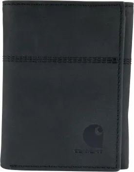 Carhartt Men's Casual Saddle Leather Wallets, Available in Multiple Styles and Colors