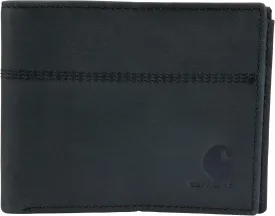 Carhartt Men's Casual Saddle Leather Wallets, Available in Multiple Styles and Colors