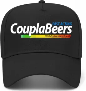 CouplaBeers Vintage Trucker Hat | Premium Snapback Baseball Hat for Men & Women