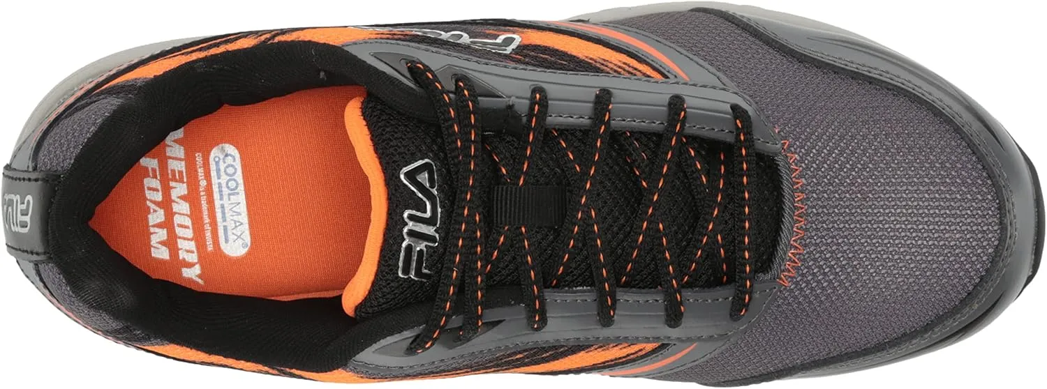 Fila Mens Memory Meiera 2 Slip Resistant and Composite Toe Work Shoe