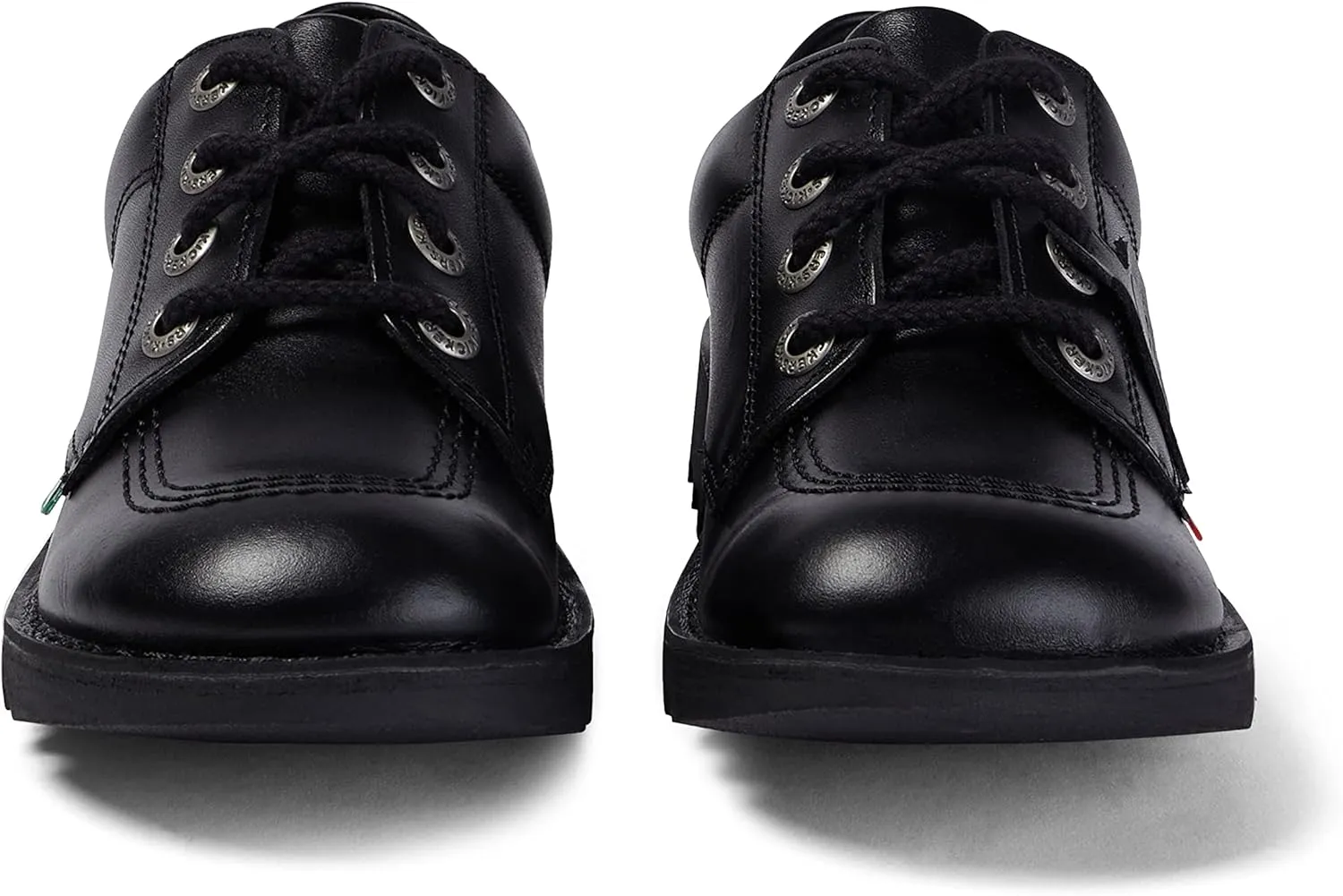 Kickers Men's Kick Lo Core Black Leather Shoes