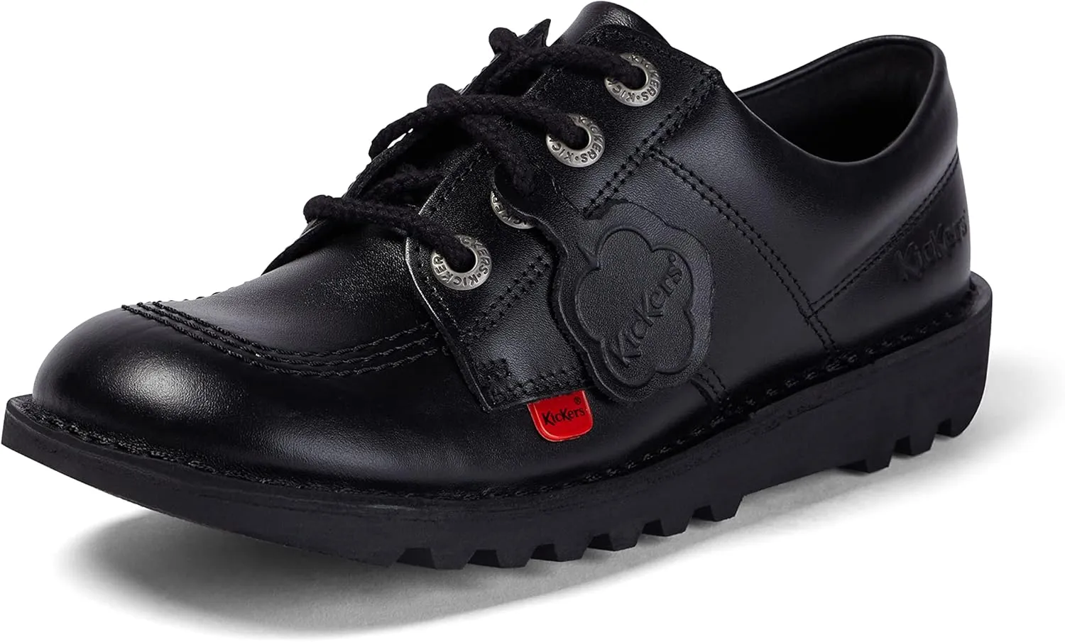 Kickers Men's Kick Lo Core Black Leather Shoes
